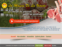 Tablet Screenshot of la-maison-dela-viande.com